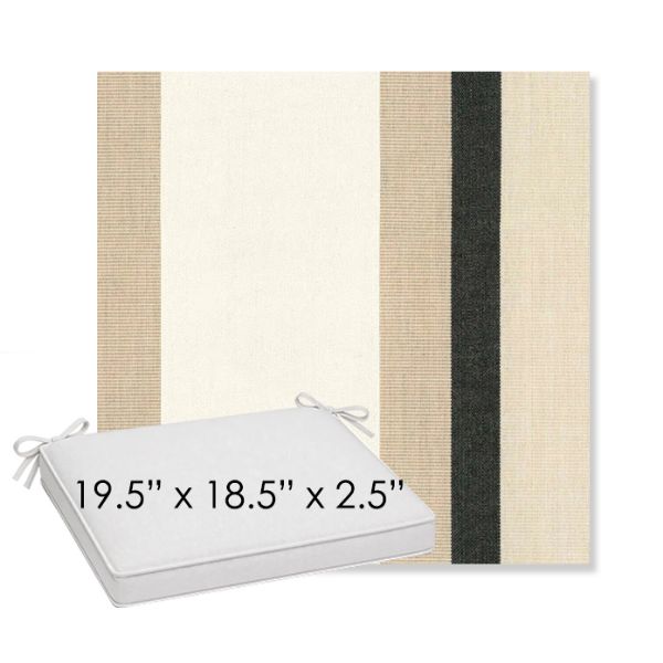 Picture of Canyon Verdon | Sunbrella® 19.5" x 18.5" Outdoor Dining Cushion