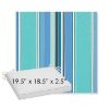 Picture of Dolce Oasis | Sunbrella® 19.5" x 18.5" Outdoor Dining Cushion