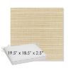 Picture of Dupione Sand | Sunbrella® 19.5" x 18.5" Outdoor Dining Cushion
