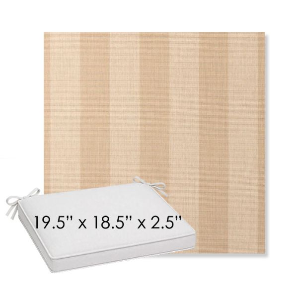 Picture of Expressive Sparrow | Sunbrella® 19.5" x 18.5" Outdoor Dining Cushion
