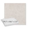 Picture of Leaf Structure Cloud | Sunbrella® 19.5" x 18.5" Outdoor Dining Cushion