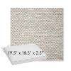 Picture of Litchfield Fog | Sunbrella® 19.5" x 18.5" Outdoor Dining Cushion
