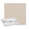 Picture of Natte Canvas | Sunbrella® 19.5" x 18.5" Outdoor Dining Cushion