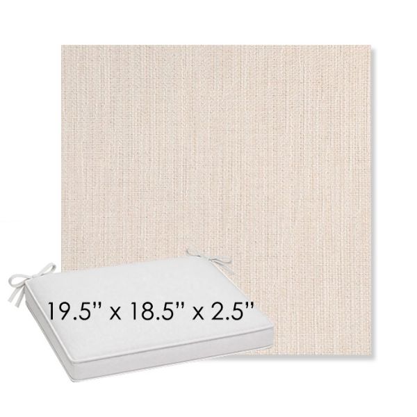 Picture of Nova Glimmer | Sunbrella® 19.5" x 18.5" Outdoor Dining Cushion