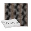 Picture of Ortiz Onyx | Sunbrella® 19.5" x 18.5" Outdoor Dining Cushion