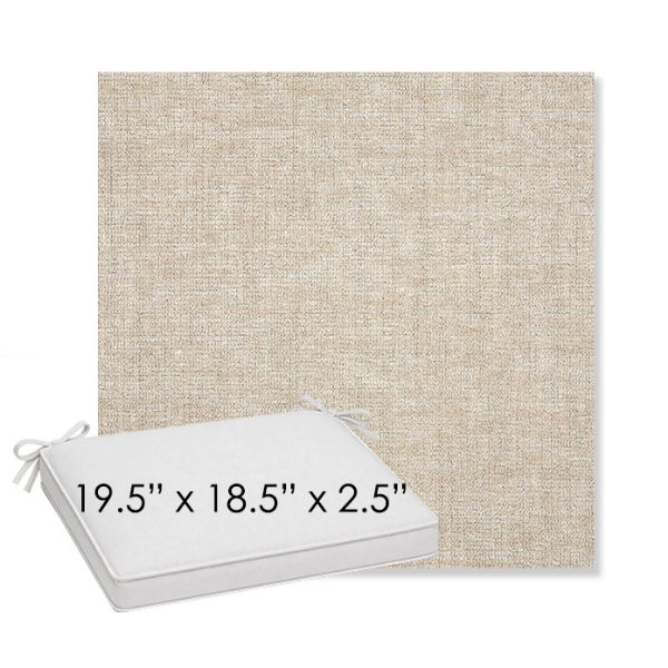 Picture of Platform Cloud | Sunbrella® 19.5" x 18.5" Outdoor Dining Cushion