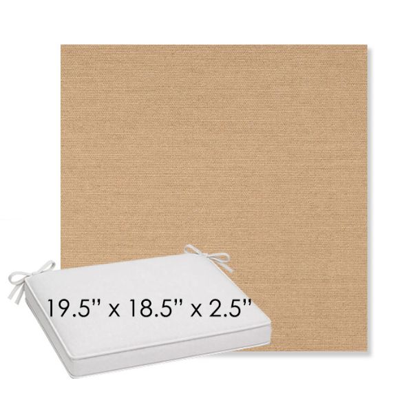 Picture of Play Camel | Sunbrella® 19.5" x 18.5" Outdoor Dining Cushion