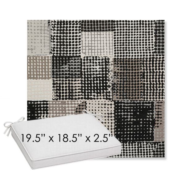 Picture of Pop Film | Sunbrella® 19.5" x 18.5" Outdoor Dining Cushion