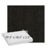 Picture of Source Coal | Sunbrella® 19.5" x 18.5" Outdoor Dining Cushion