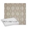 Picture of Spinner Diamond Pebble | Sunbrella® 19.5" x 18.5" Outdoor Dining Cushion