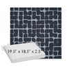 Picture of Toggle Blueprint | Sunbrella® 19.5" x 18.5" Outdoor Dining Cushion