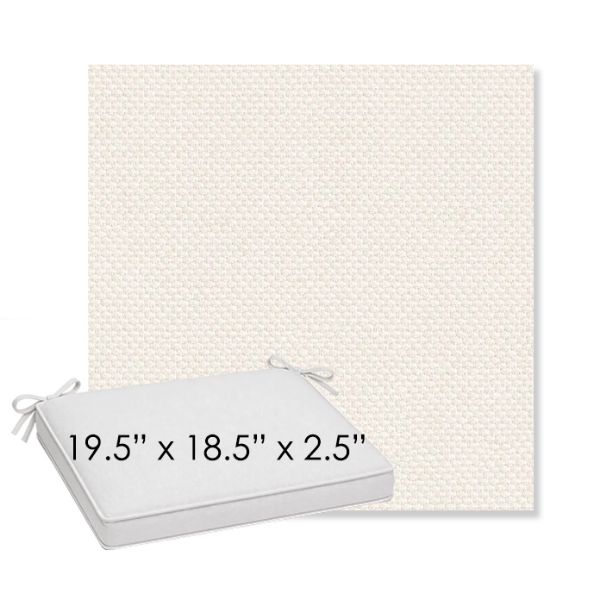 Picture of Wadi Sugar | Sunbrella® 19.5" x 18.5" Outdoor Dining Cushion