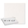 Picture of Abstraction Snow | Sunbrella® 18" x 18" x 2.5" Outdoor Dining Cushion