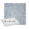Picture of Boro Indigo | Sunbrella® 18" x 18" x 2.5" Outdoor Dining Cushion