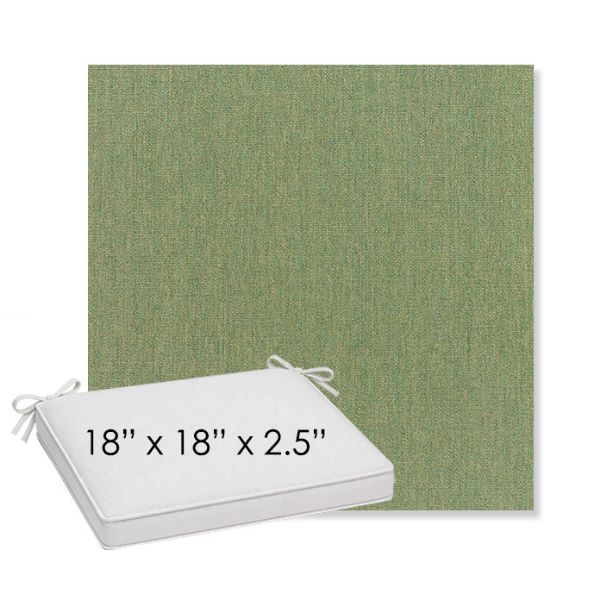Picture of Canvas Fern | Sunbrella® 18" x 18" x 2.5" Outdoor Dining Cushion