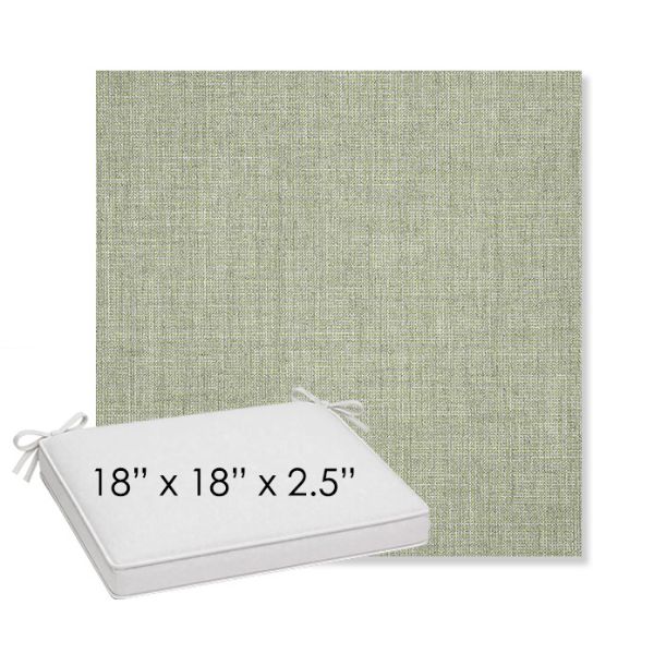 Picture of Cast Oasis | Sunbrella® 18" x 18" x 2.5" Outdoor Dining Cushion