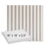 Picture of Costa Nickel | Sunbrella® 18" x 18" x 2.5" Outdoor Dining Cushion