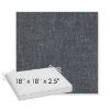 Picture of Dither Slate | Sunbrella® 18" x 18" x 2.5" Outdoor Dining Cushion