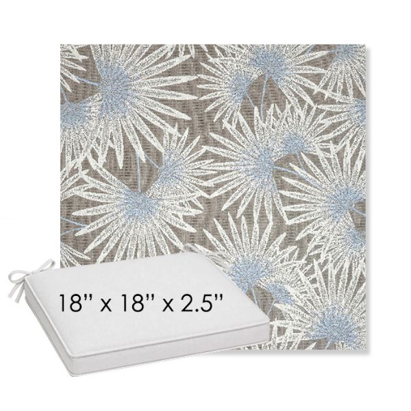 Picture of Etta Vapor | Sunbrella® 18" x 18" x 2.5" Outdoor Dining Cushion