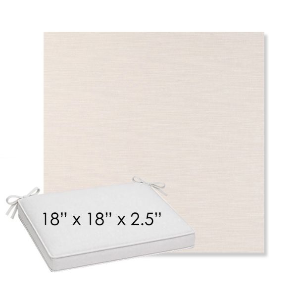 Picture of Exhale Cloud | Sunbrella® 18" x 18" x 2.5" Outdoor Dining Cushion