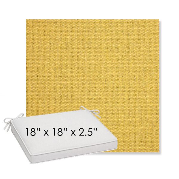 Picture of Heritage Dijon | Sunbrella® 18" x 18" x 2.5" Outdoor Dining Cushion