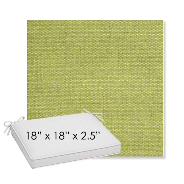 Picture of Idol Leaf | Sunbrella® 18" x 18" x 2.5" Outdoor Dining Cushion