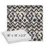 Picture of Inga Midnight | Sunbrella® 18" x 18" x 2.5" Outdoor Dining Cushion