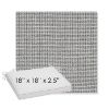 Picture of Kudos Newsprint | Sunbrella® 18" x 18" x 2.5" Outdoor Dining Cushion