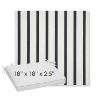 Picture of Lido Indigo | Sunbrella® 18" x 18" x 2.5" Outdoor Dining Cushion