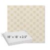 Picture of Mend Saffron | Sunbrella® 18" x 18" x 2.5" Outdoor Dining Cushion