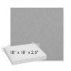 Picture of Natte Grey Chine | Sunbrella® 18" x 18" x 2.5" Outdoor Dining Cushion