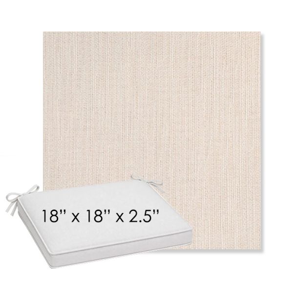 Picture of Nova Glimmer | Sunbrella® 18" x 18" x 2.5" Outdoor Dining Cushion