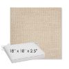 Picture of Piazza Dune | Sunbrella® 18" x 18" x 2.5" Outdoor Dining Cushion