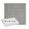 Picture of Pique Ash | Sunbrella® 18" x 18" x 2.5" Outdoor Dining Cushion