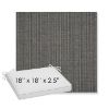 Picture of Proven Charcoal | Sunbrella® 18" x 18" x 2.5" Outdoor Dining Cushion