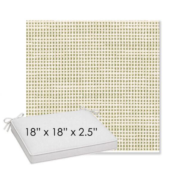 Picture of Rest Meadow | Sunbrella® 18" x 18" x 2.5" Outdoor Dining Cushion