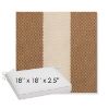 Picture of Rothko Latte | Sunbrella® 18" x 18" x 2.5" Outdoor Dining Cushion