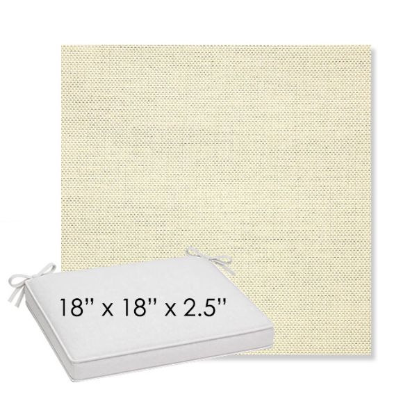 Picture of Sailcloth Sailor | Sunbrella® 18" x 18" x 2.5" Outdoor Dining Cushion