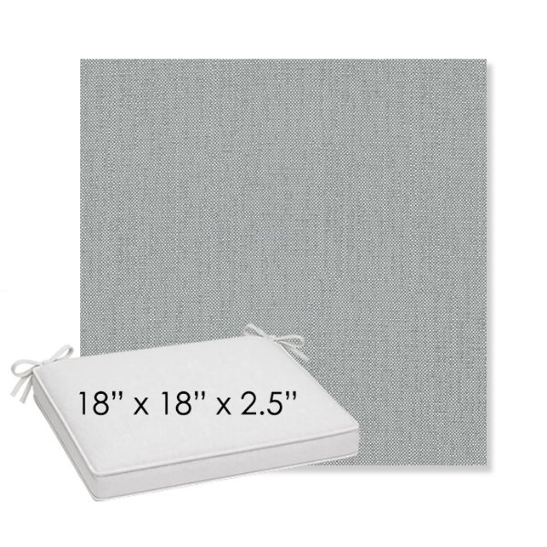 Picture of Savane Whisper | Sunbrella® 18" x 18" x 2.5" Outdoor Dining Cushion