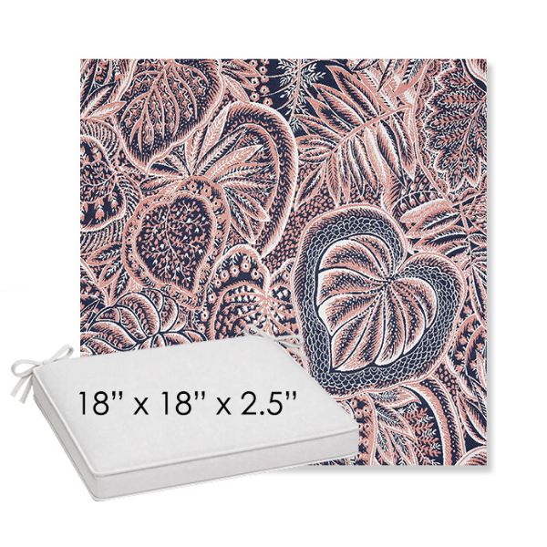 Picture of Sensibility Splendor | Sunbrella® 18" x 18" x 2.5" Outdoor Dining Cushion