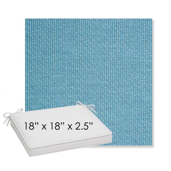 Picture of Solo Sky | Sunbrella® 18" x 18" x 2.5" Outdoor Dining Cushion