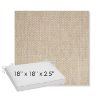 Picture of Tailored Putty | Sunbrella® 18" x 18" x 2.5" Outdoor Dining Cushion