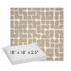 Picture of Toggle Driftwood | Sunbrella® 18" x 18" x 2.5" Outdoor Dining Cushion