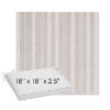 Picture of Tranquil Linen | Sunbrella® 18" x 18" x 2.5" Outdoor Dining Cushion