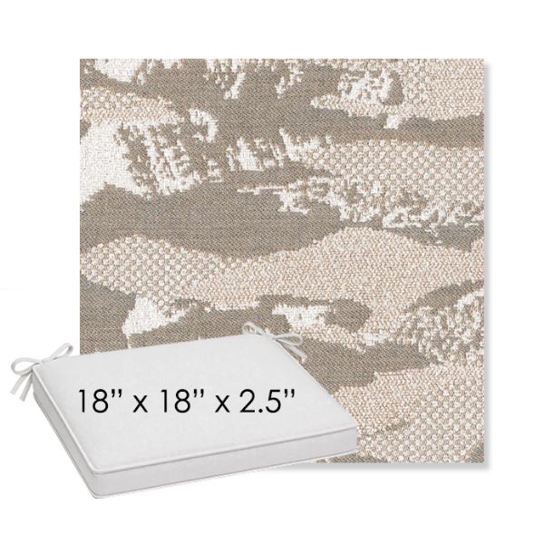 Picture of Yama Fuji | Sunbrella® 18" x 18" x 2.5" Outdoor Dining Cushion