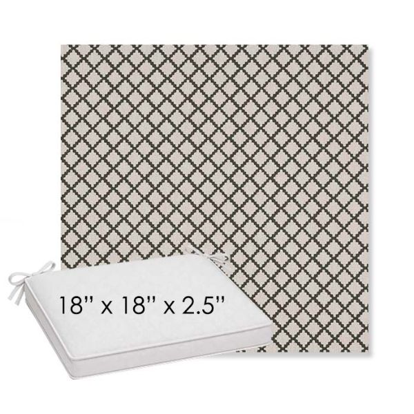 Picture of Yardly Hedge | Sunbrella® 18" x 18" x 2.5" Outdoor Dining Cushion