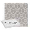 Picture of Bar Harbor Pebble | Sunbrella® 19" x 17" x 3" Outdoor Dining Cushion