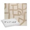 Picture of Brushstroke Stucco | Sunbrella® 19" x 17" x 3" Outdoor Dining Cushion