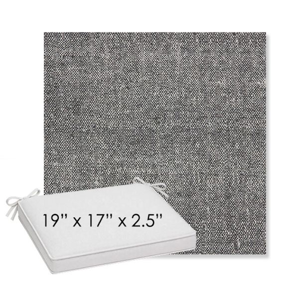 Picture of Chartres Granite | Sunbrella® 19" x 17" x 3" Outdoor Dining Cushion