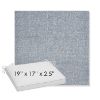 Picture of Chartres Rainfall | Sunbrella® 19" x 17" x 3" Outdoor Dining Cushion